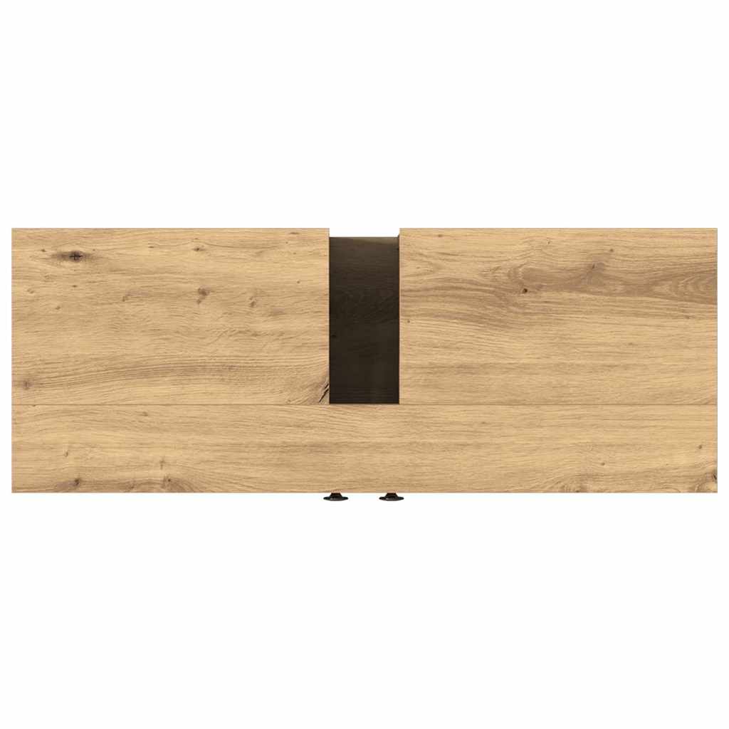 Fürdőszobai mosdószekrény kézműves tölgy 80 x 30 x 60 cm