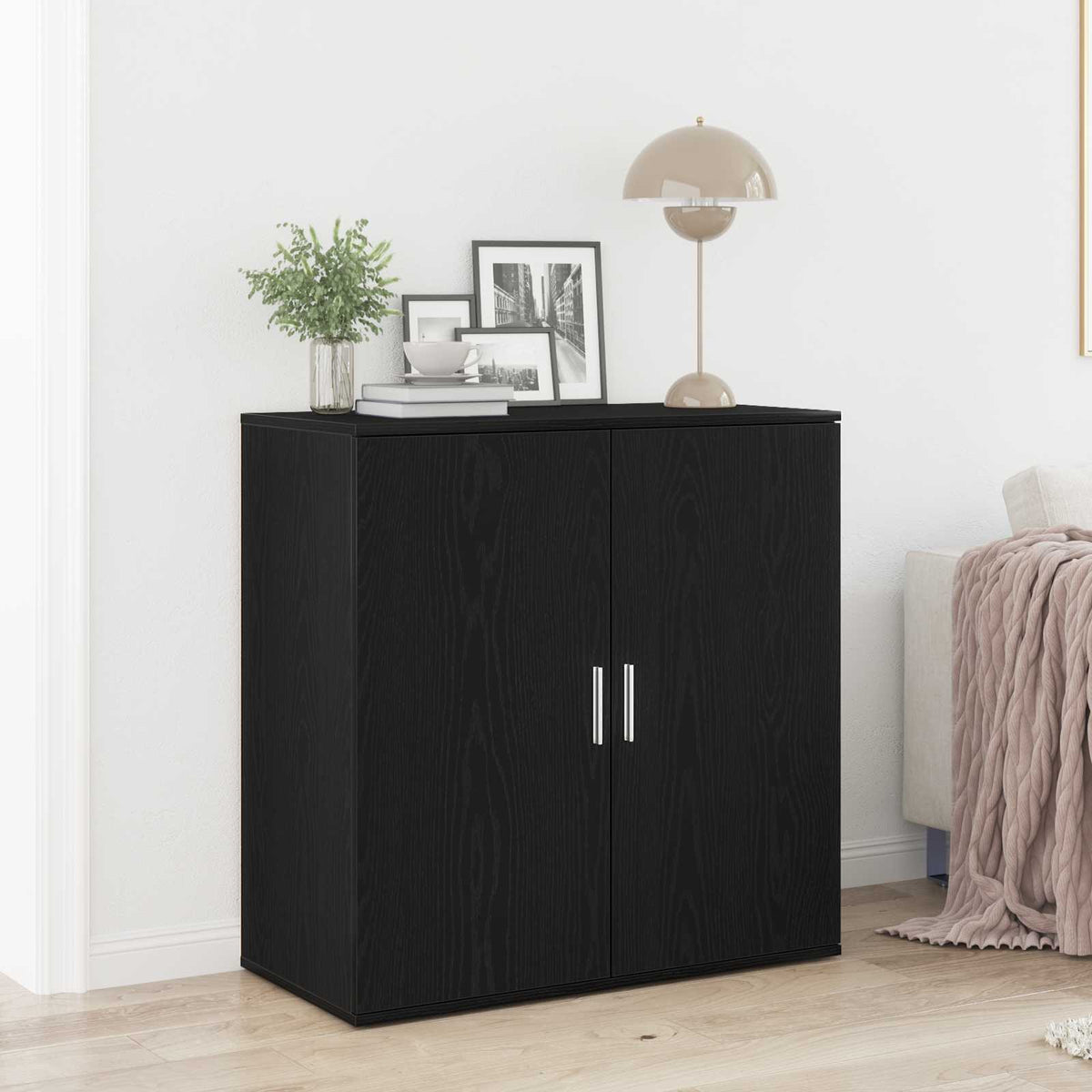 Széf Fekete tölgy 79 x 38 x 80 cm Szerelt Fa