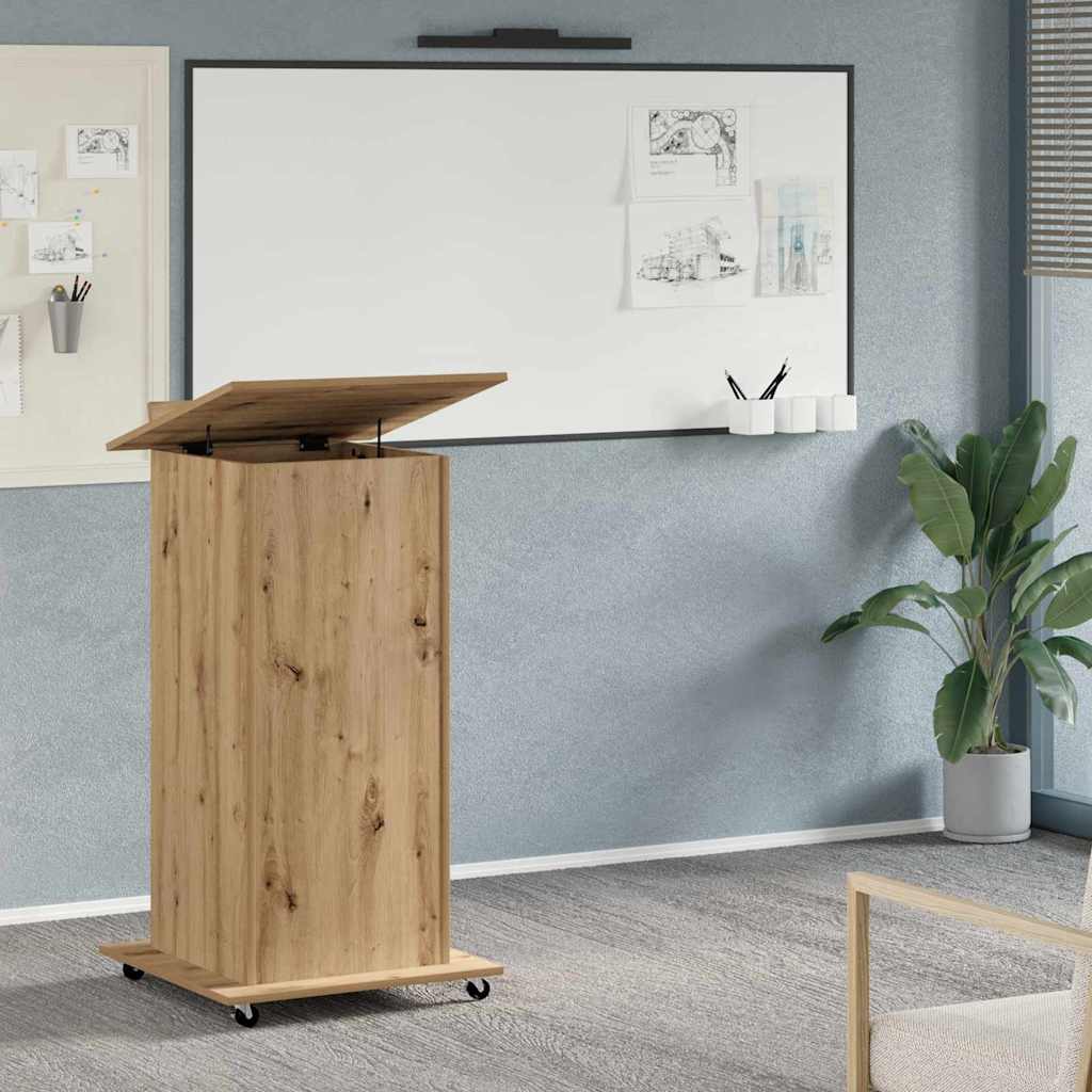 Pódium Artisan tölgy Szerelt Fa 55 x 55 x 107 cm