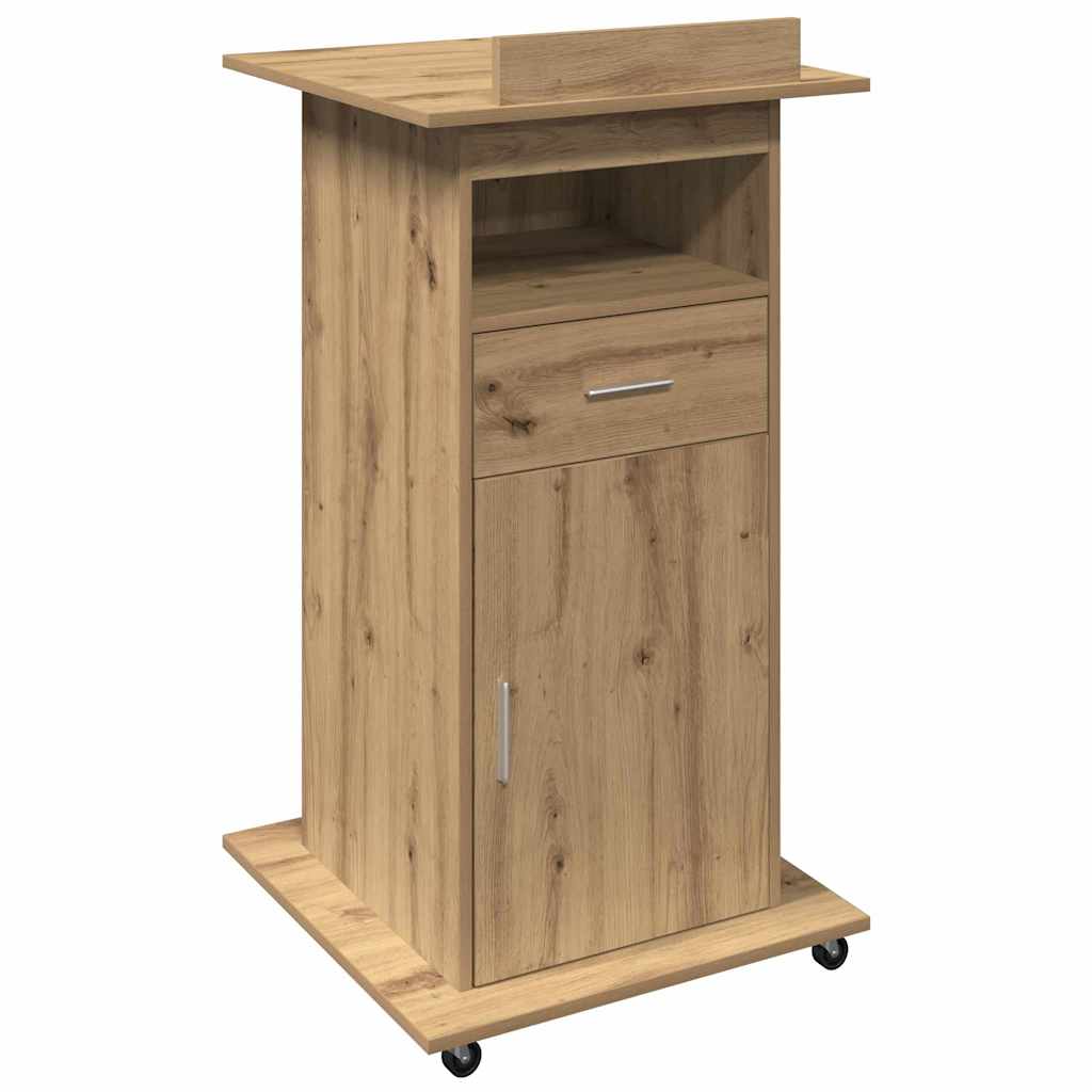 Pódium Artisan tölgy Szerelt Fa 55 x 55 x 107 cm