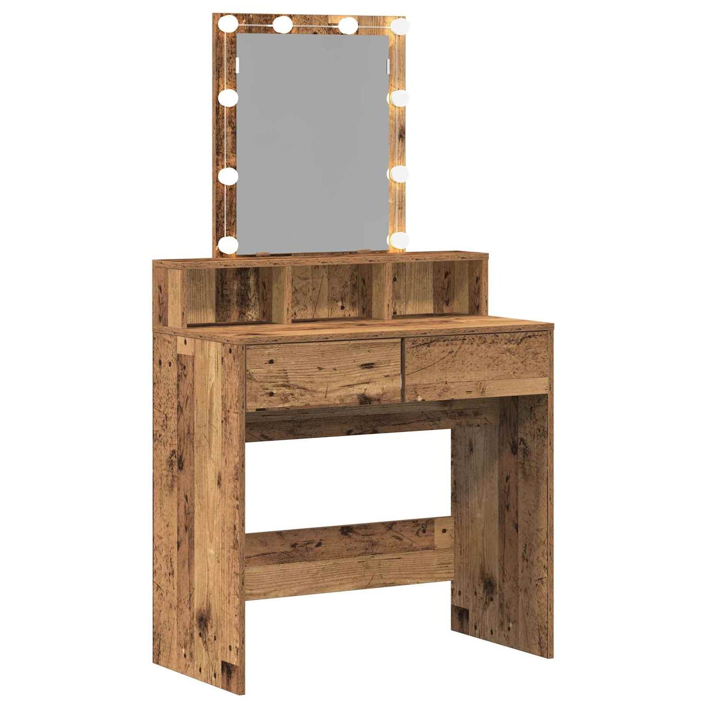 Sminktükör Öreg fa 80 x 41 x 144,5 cm Szerelt Fa
