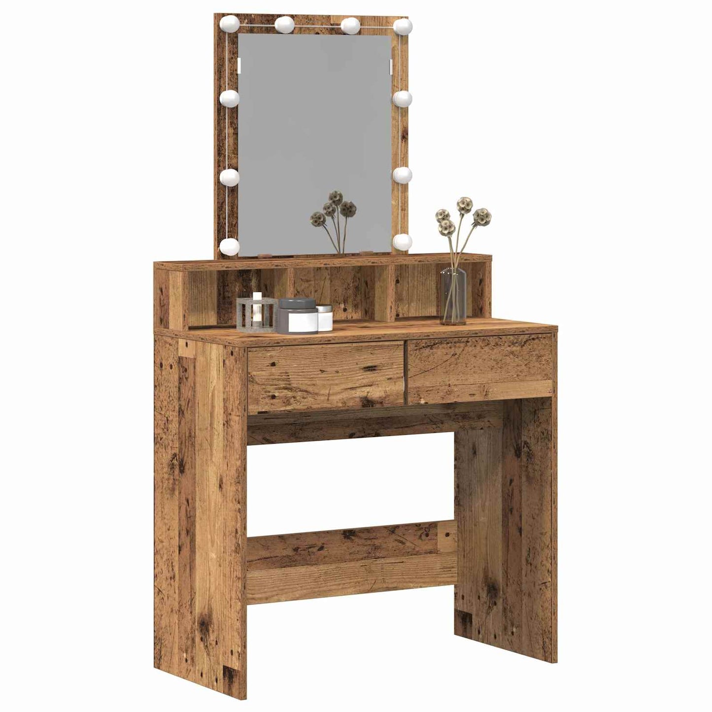 Sminktükör Öreg fa 80 x 41 x 144,5 cm Szerelt Fa