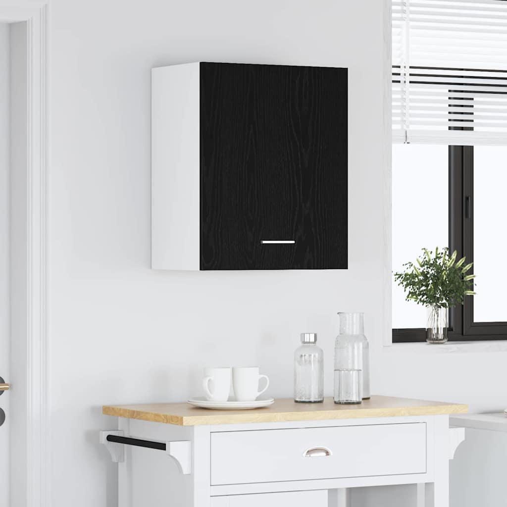 Függő szekrény Fekete tölgy 50 x 31 x 60 cm Szerelt Fa