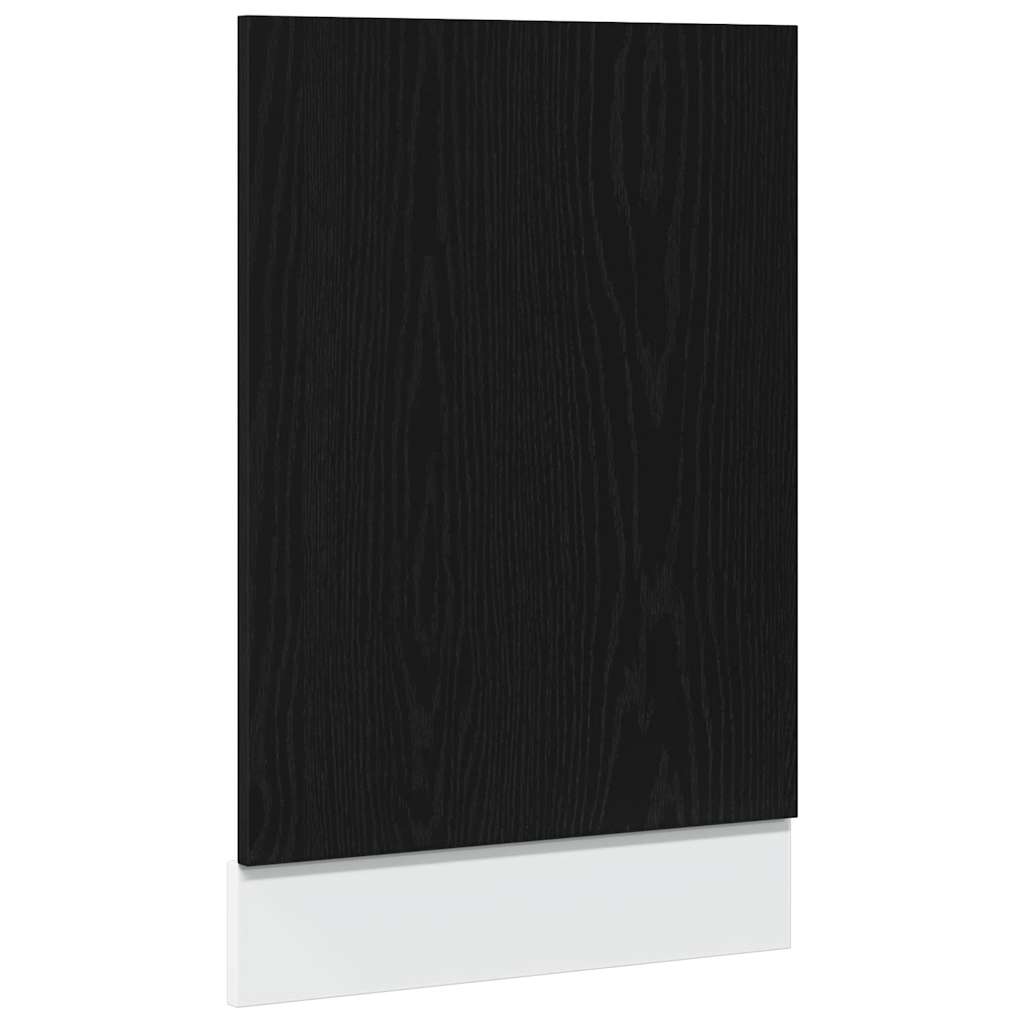 “Lyon” fekete tölgy szerelt fa mosogatógép panel 45x1,5x67 cm