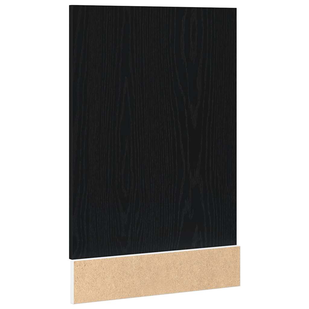 “Lyon” fekete tölgy szerelt fa mosogatógép panel 45x1,5x67 cm