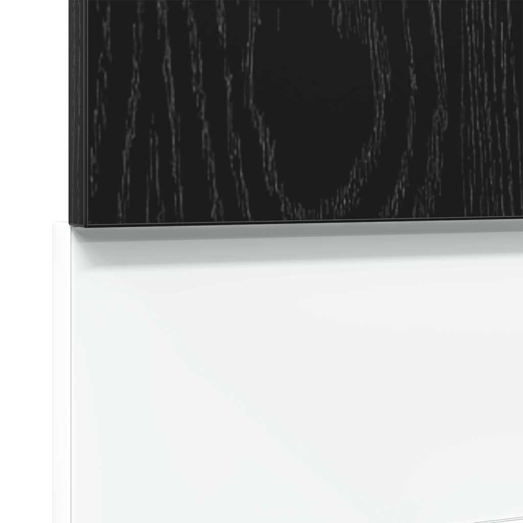“Lyon” fekete tölgy szerelt fa mosogatógép panel 45x1,5x67 cm