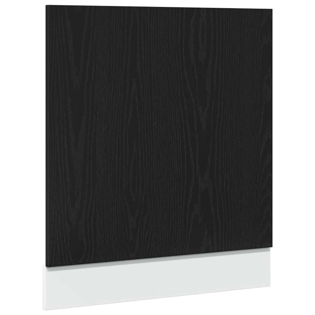 “Lyon” fekete tölgy szerelt fa mosogatógép panel 60x1,5x67 cm