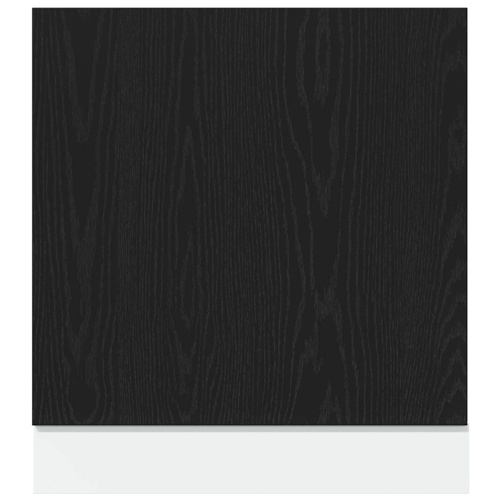 “Lyon” fekete tölgy szerelt fa mosogatógép panel 60x1,5x67 cm