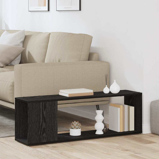 TV szekrény garnitúra Fekete 100 x 24 x 63 cm Faanyag