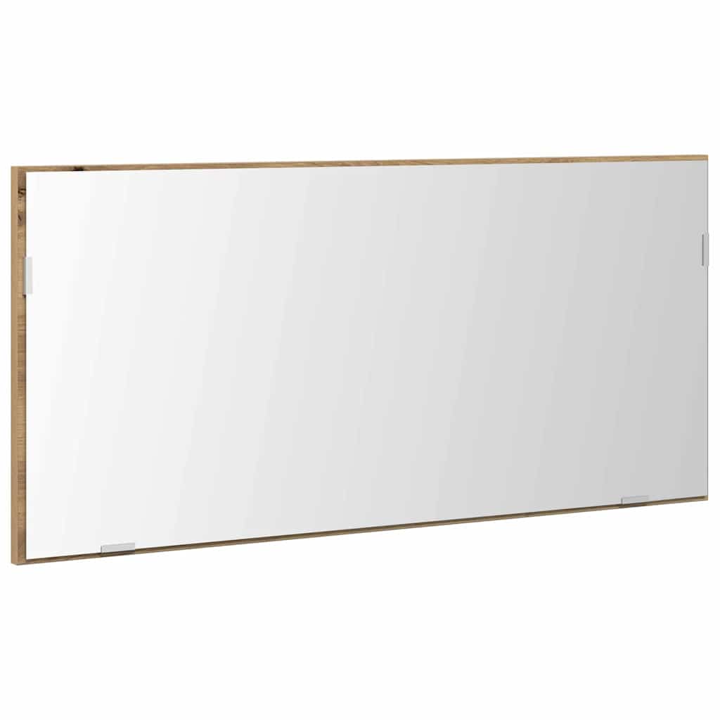 Tükör kézműves tölgy 80 x 37 cm Üveg és Műszaki Fa