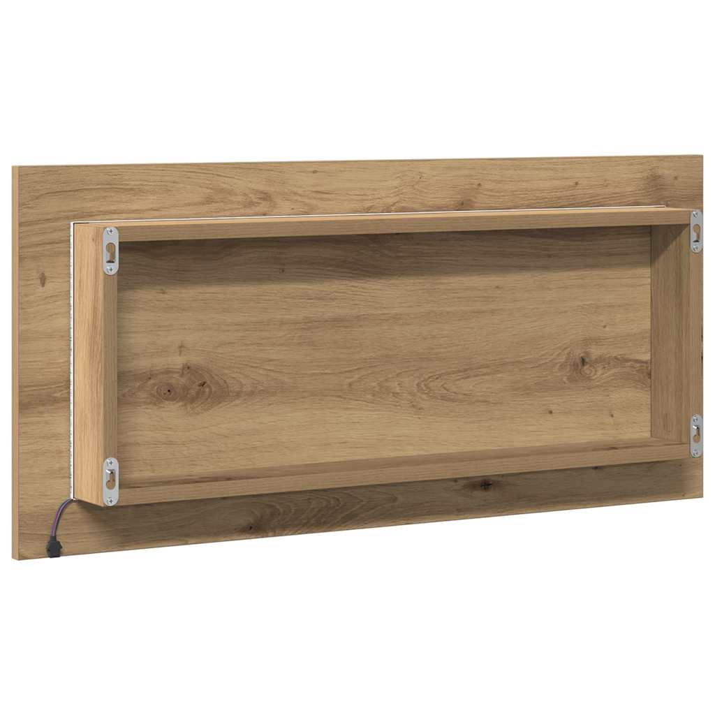 Tükör kézműves tölgy 80 x 37 cm Üveg és Műszaki Fa