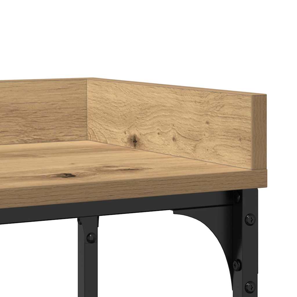 Konzolasztal kézműves tölgy 100 x 30 x 80 cm