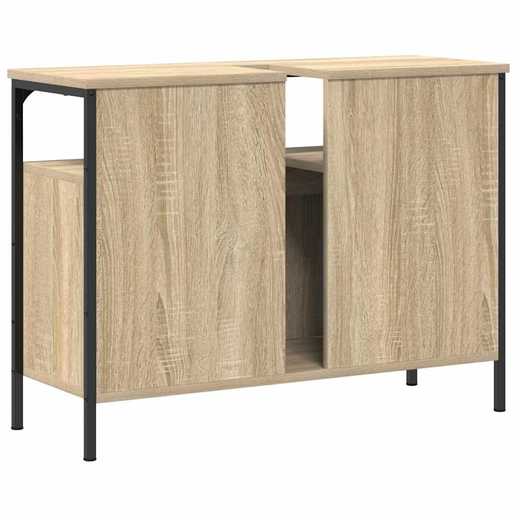 Fürdőszobai mosdószekrény Barna 80 x 30 x 60 cm Szerelt fa