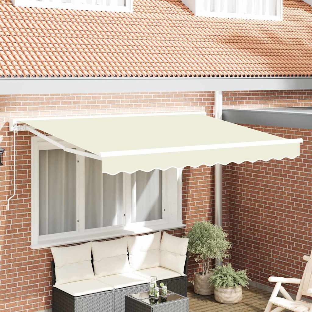 Napernyő keret Krémszínű 250 x 200 cm Poliészter PU bevonattal