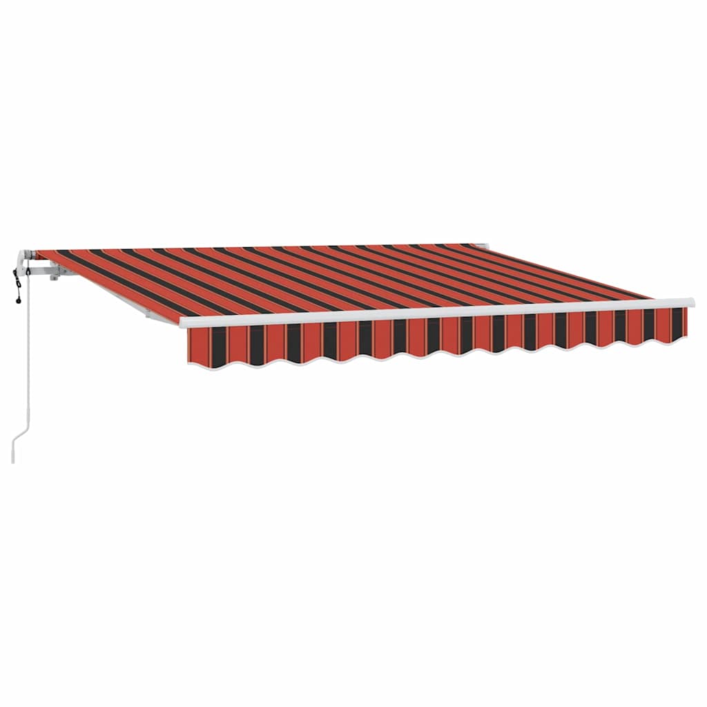 Behúzható napellenző Narancssárga 250 x 200 cm szövet