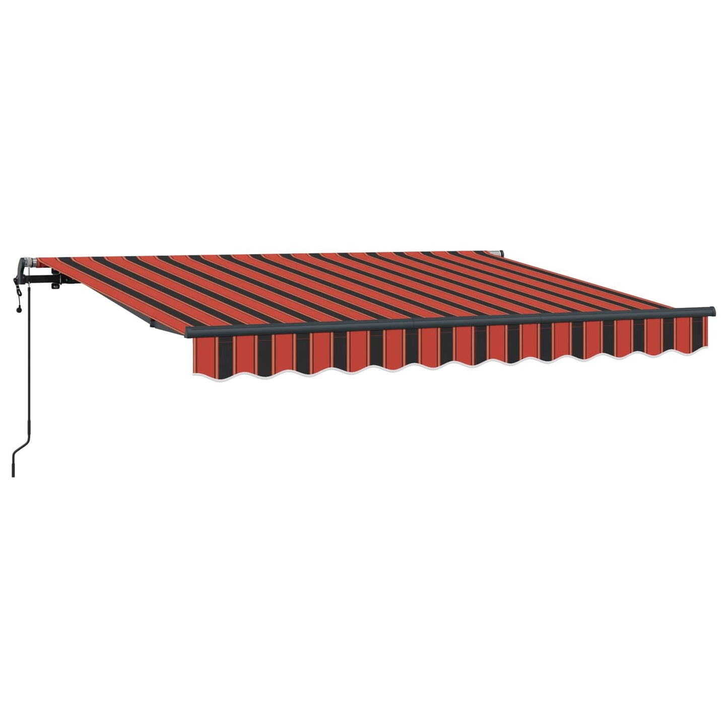 Behúzható napellenző Narancssárga 250 x 200 cm szövet