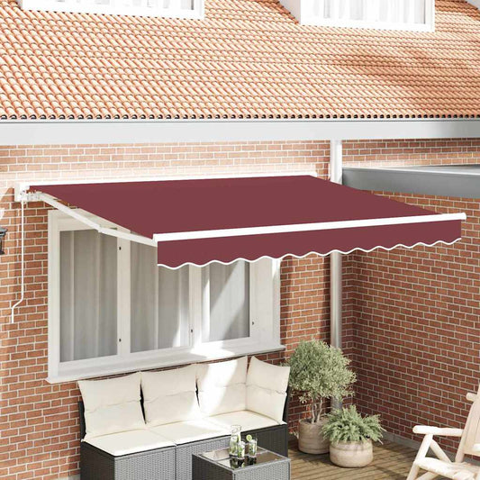 Napernyő keret Burgundi 250 x 200 cm Poliészter PU bevonattal