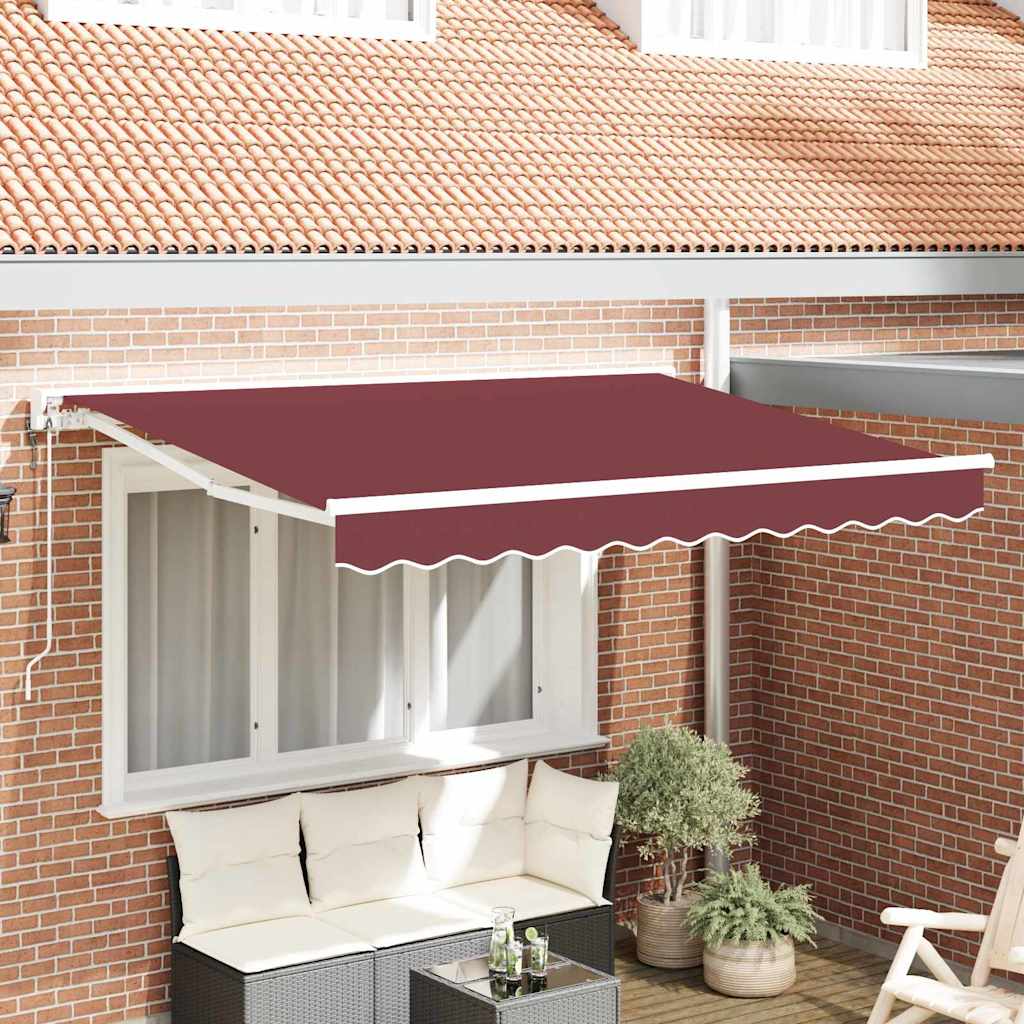 Napernyő keret Burgundi 250 x 200 cm Poliészter PU bevonattal