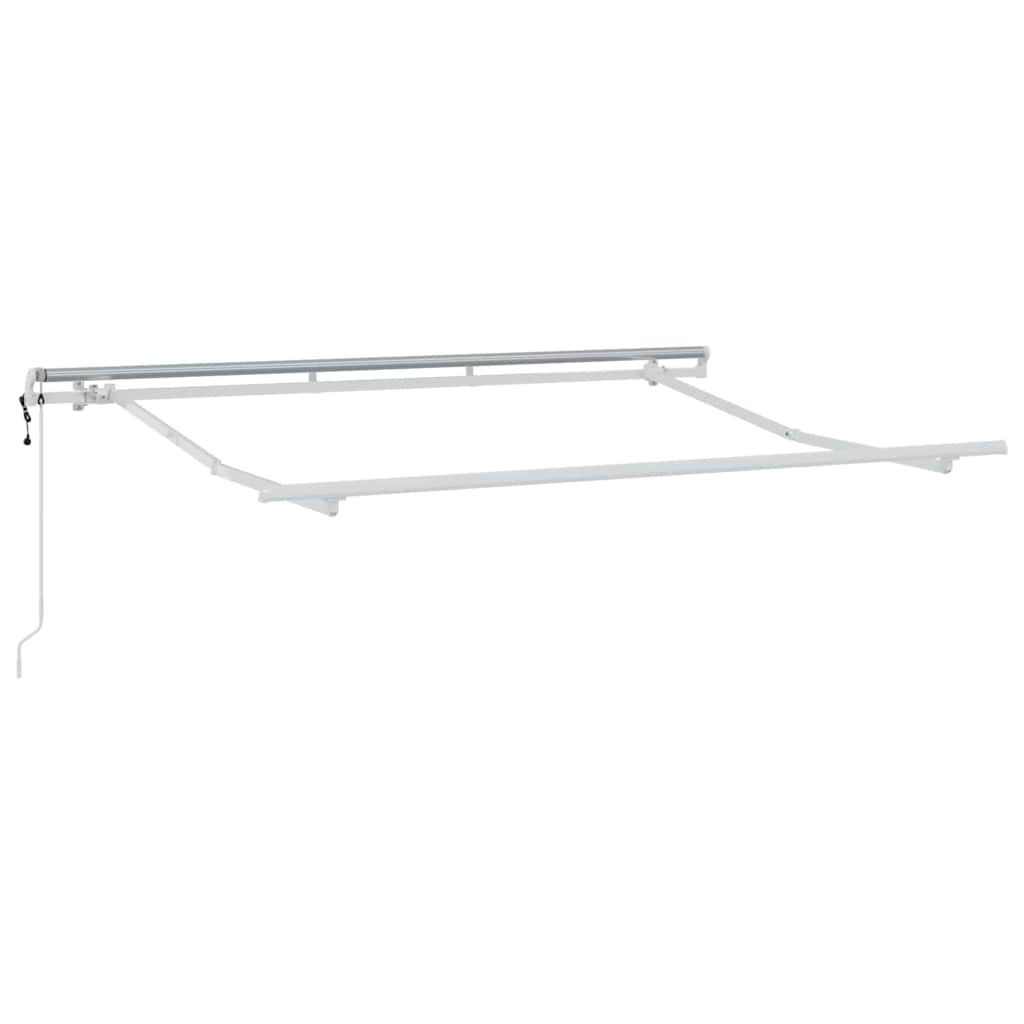 Behúzható napellenző Sárga és Szürke 250 x 200 cm szövet
