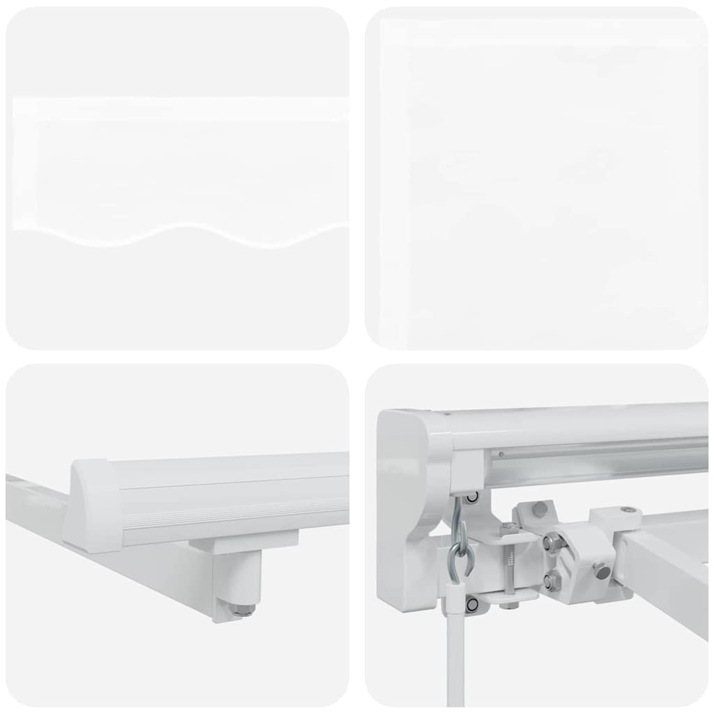 Napernyő keret Fehér 250 x 200 cm Poliészter PU bevonattal