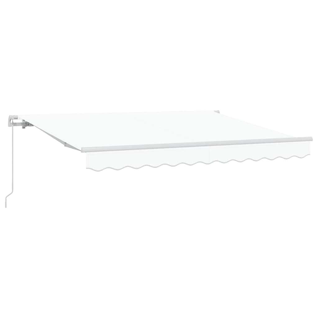 Behúzható napellenző Fehér 250 x 200 cm szövet