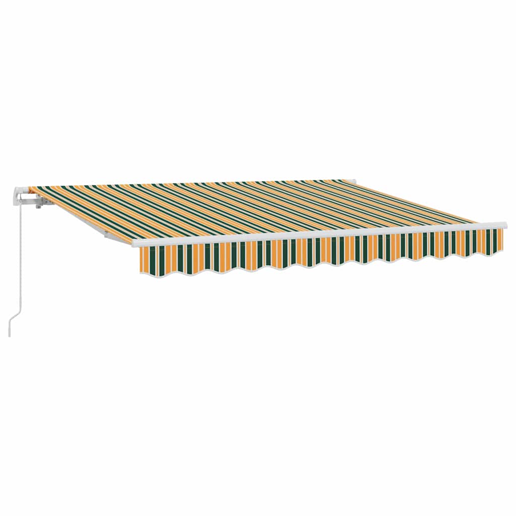Behúzható napellenző Zöld 250 x 200 cm szövet