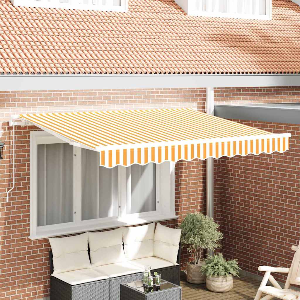 Behúzható napellenző Sárga 300 x 200 cm szövet