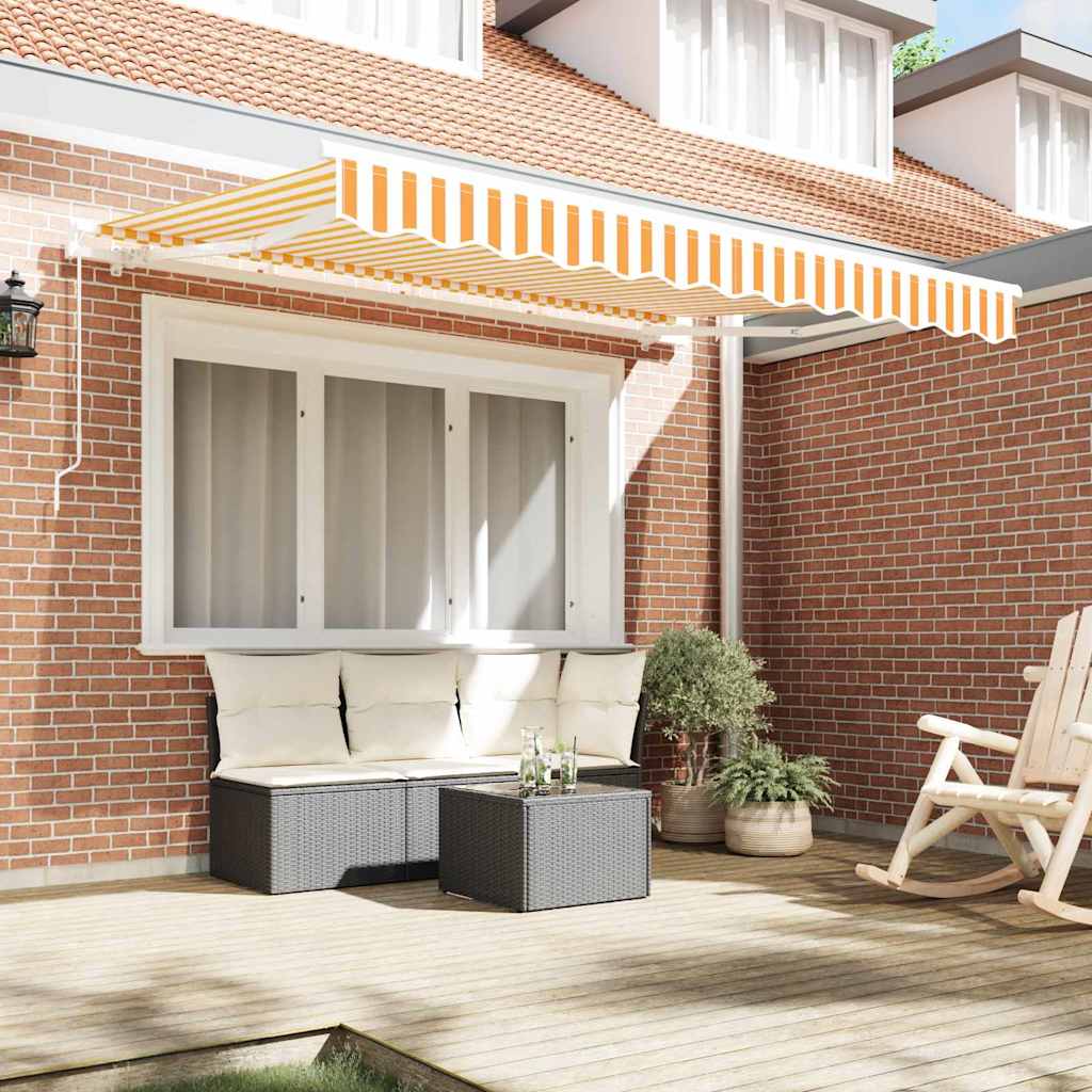 Behúzható napellenző Sárga 300 x 200 cm szövet