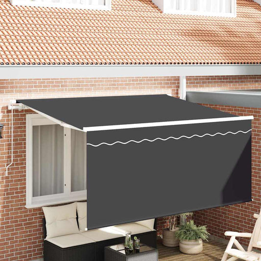 Behúzható napellenző Antracit 300 x 200 cm szövet