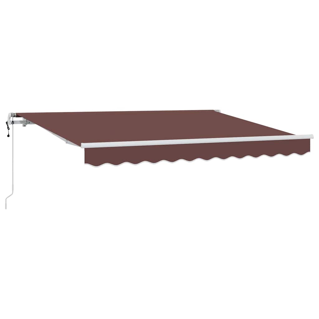 Behúzható napellenző Barna 300 x 200 cm szövet