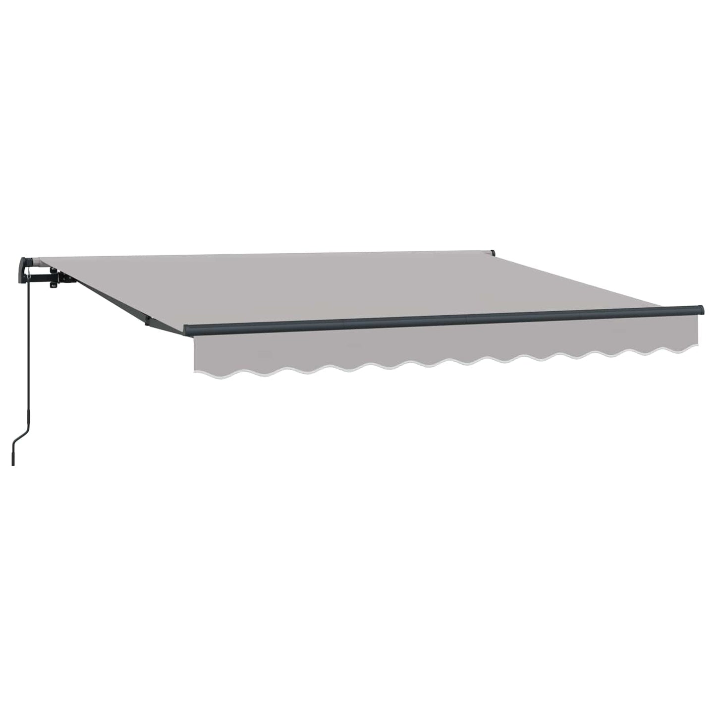 Behúzható napellenző Világosszürke 300 x 200 cm szövet