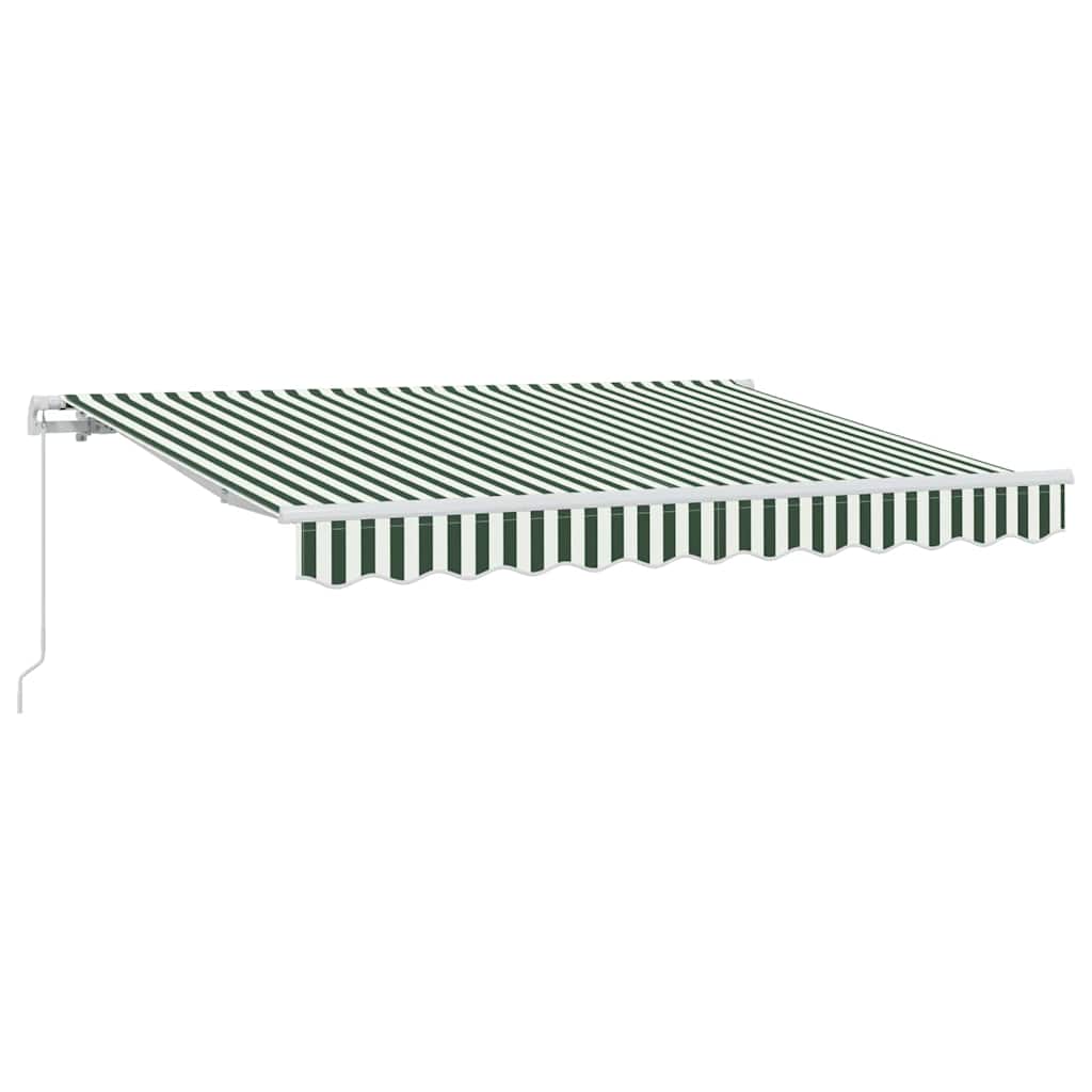 Behúzható napellenző Zöld 300 x 200 cm szövet