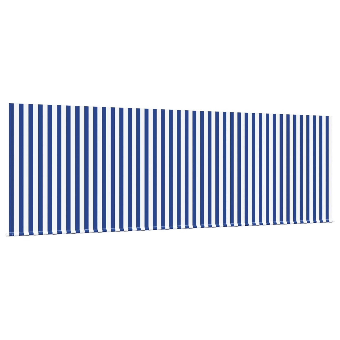 Behúzható napellenző Kék és Fehér 350 x 200 cm
