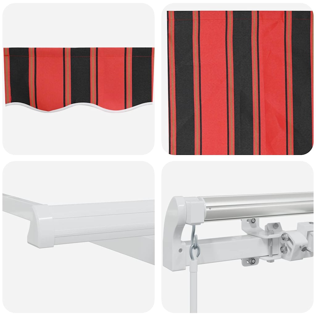 Behúzható napellenző Narancssárga 350 x 200 cm szövet
