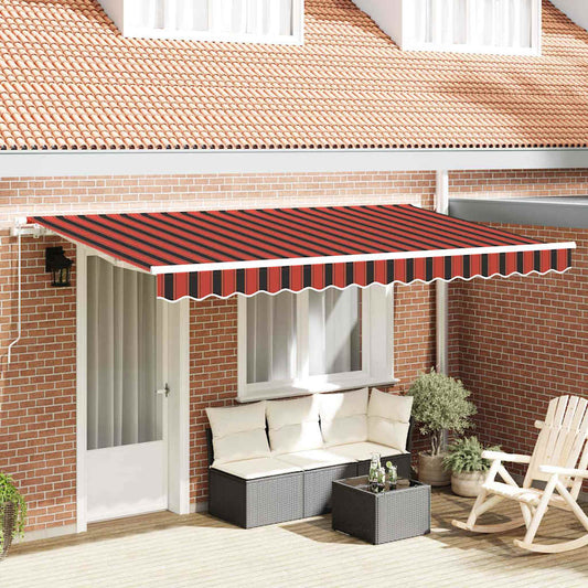 Behúzható napellenző Narancssárga 350 x 200 cm szövet