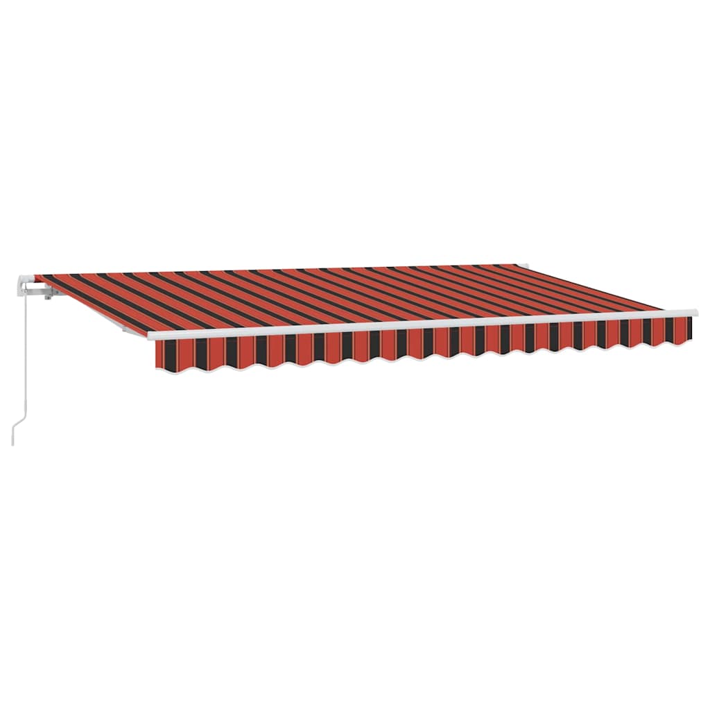 Behúzható napellenző Narancssárga 350 x 200 cm szövet