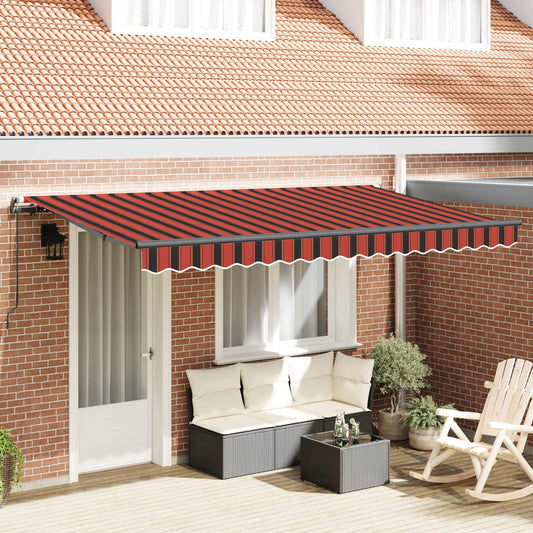 Behúzható napellenző Narancssárga 350 x 200 cm szövet