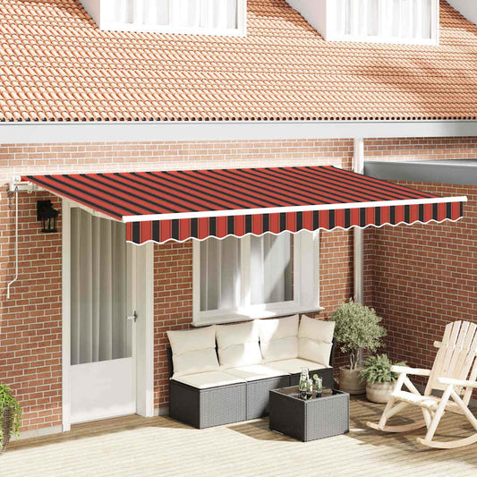Behúzható napellenző Narancssárga 350 x 200 cm szövet