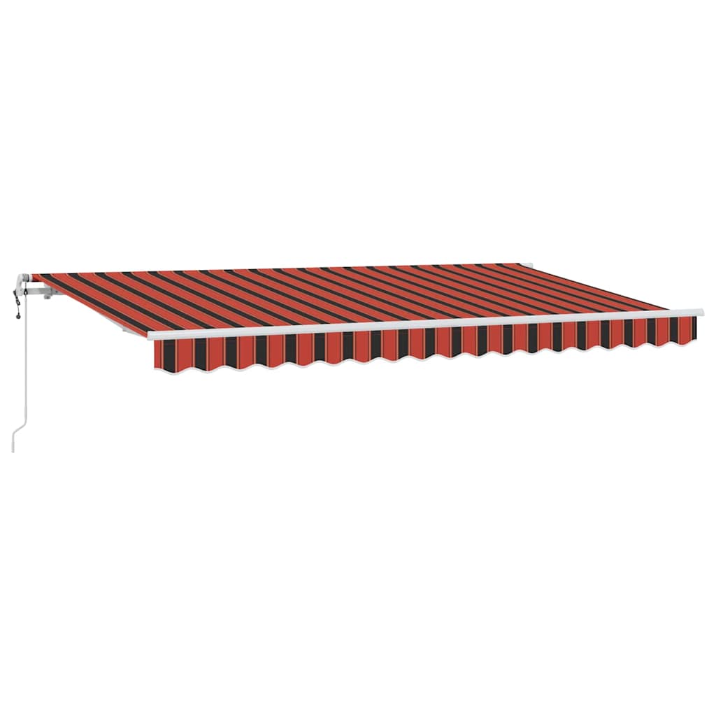 Behúzható napellenző Narancssárga 350 x 200 cm szövet
