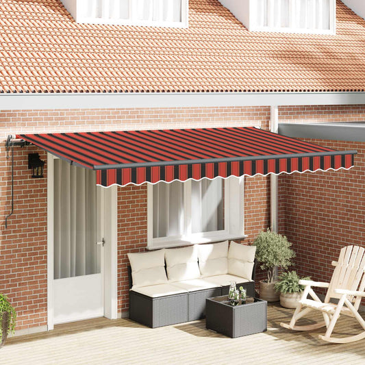 Behúzható napellenző Narancssárga 350 x 200 cm szövet