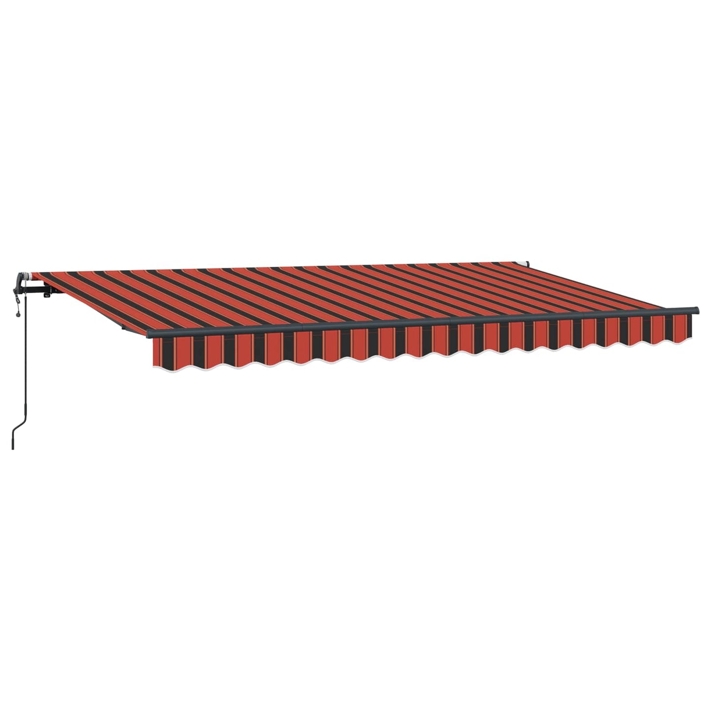 Behúzható napellenző Narancssárga 350 x 200 cm szövet
