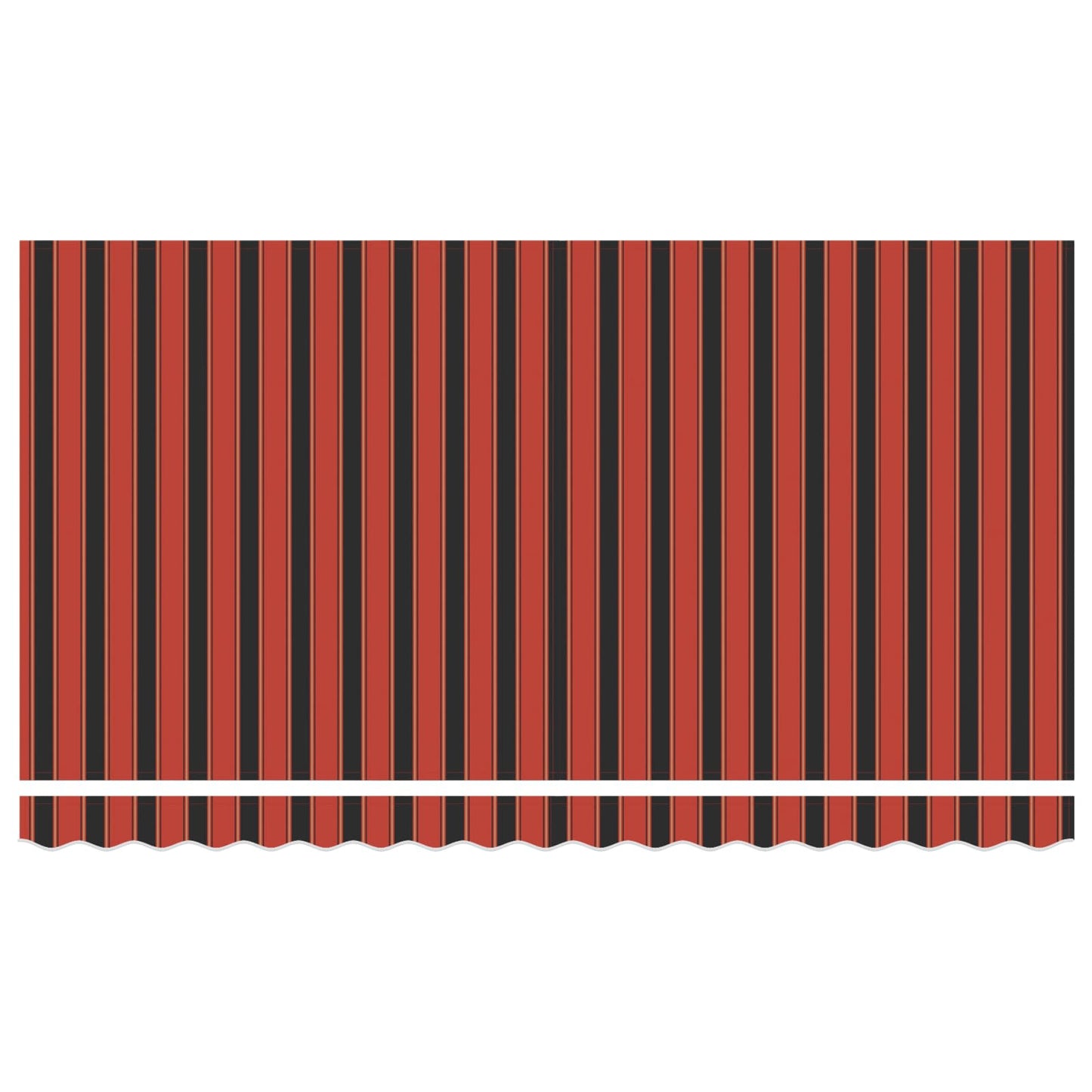 Behúzható napellenző Narancssárga 350 x 200 cm szövet