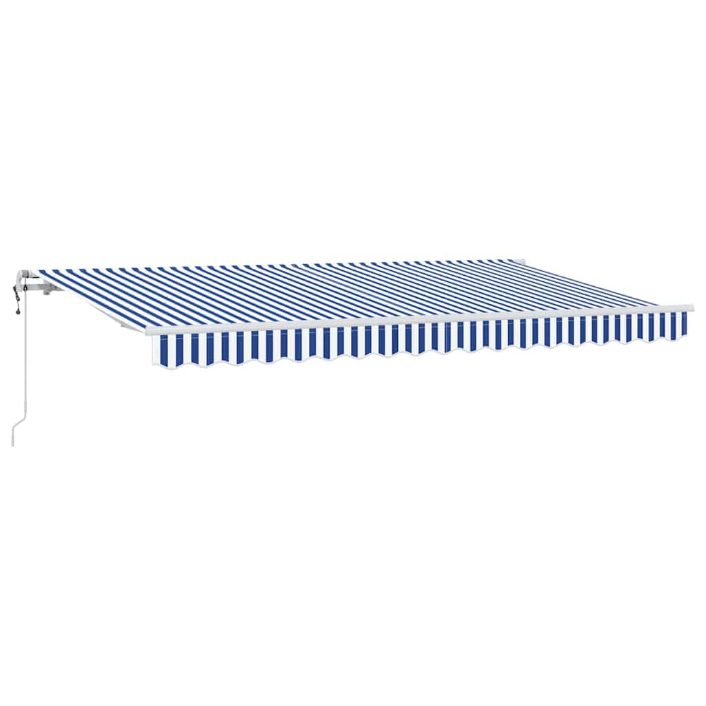 Behúzható napellenző Kék 400 x 200 cm szövet