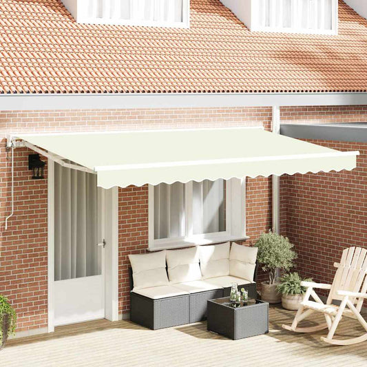 Napernyő keret Krém 400 x 200 cm Poliészter PU bevonattal