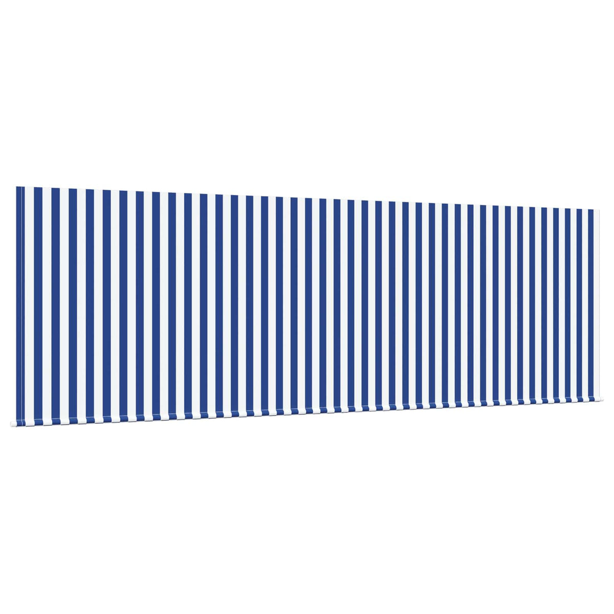 Behúzható napellenző Kék és Fehér 400 x 200 cm