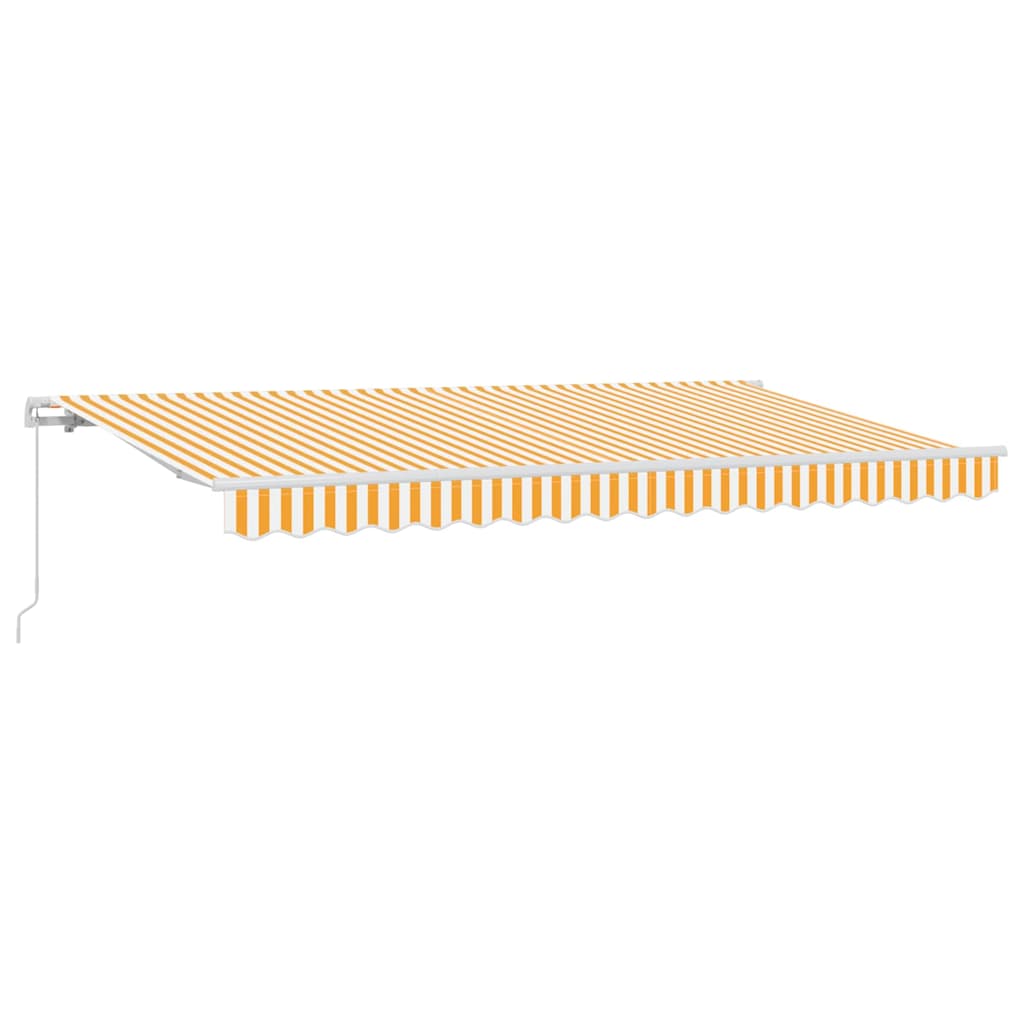 Behúzható napellenző Sárga 400 x 200 cm szövet