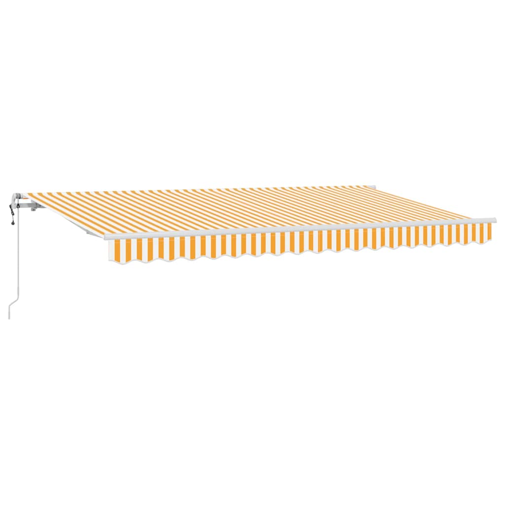 Behúzható napellenző Sárga 400 x 200 cm szövet