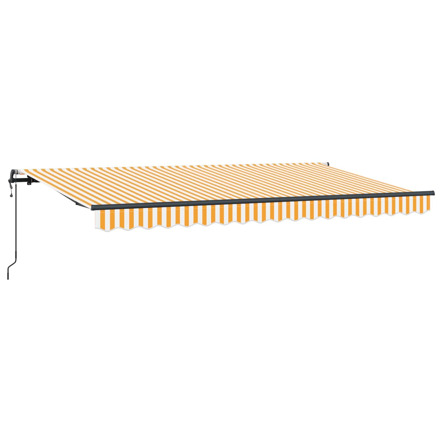 Behúzható napellenző Sárga 400 x 200 cm szövet