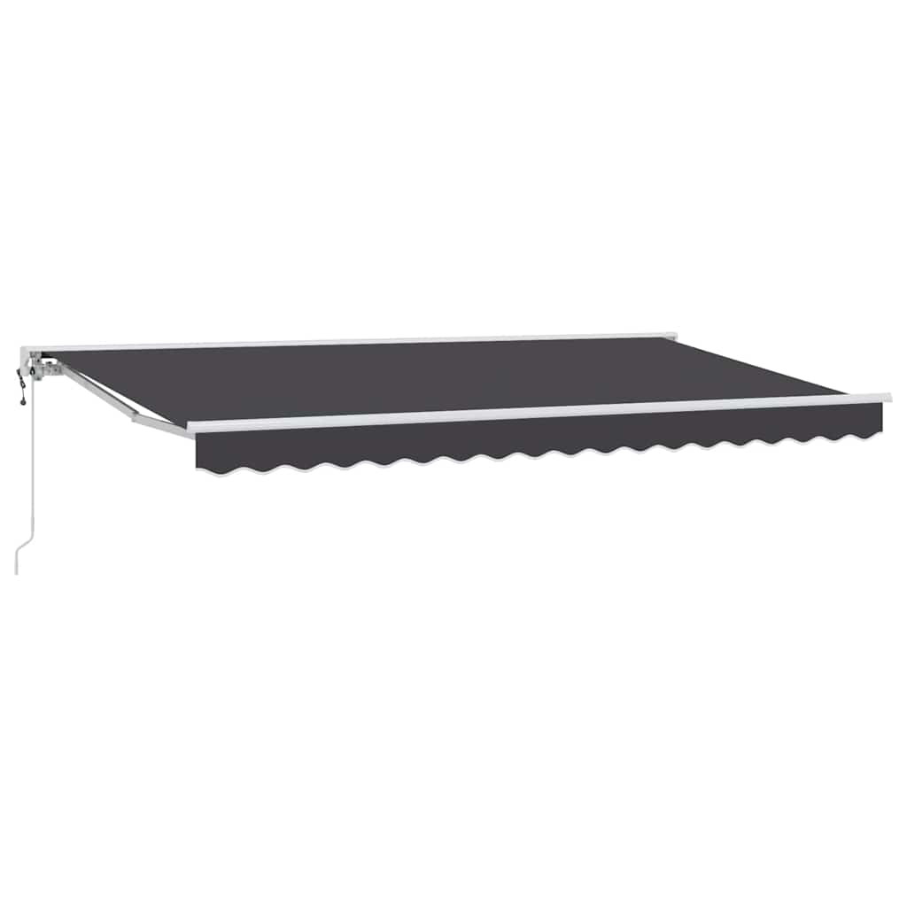 Napernyő keret Antracit 400 x 200 cm Poliészter PU bevonattal