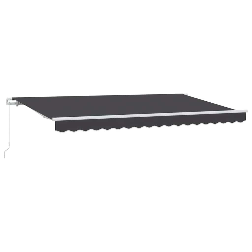 Behúzható napellenző Antracit 400 x 200 cm szövet